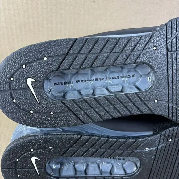 Nike Romaleos 2 Mens Size 14 Weightlifting Shoes Black White Grey 476927-010 - Picture 12 of 15